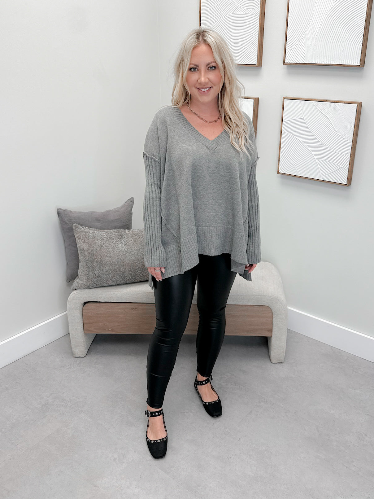 Brock Sweater in Charcoal