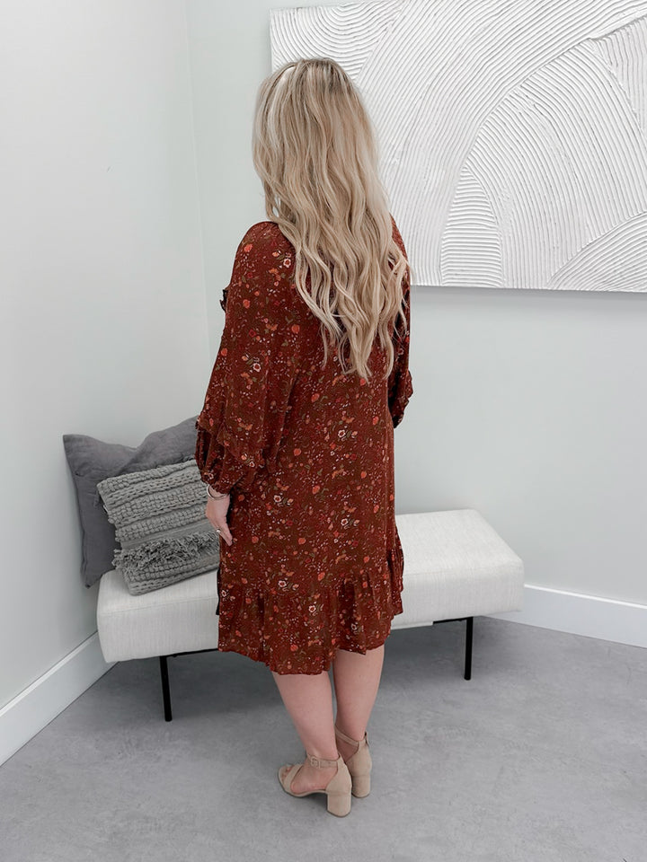 Enchanted Dress in Chestnut