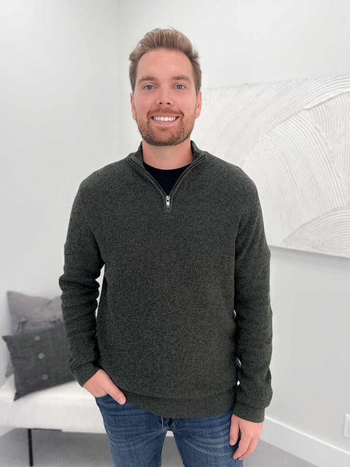 Mens Rayden Sweater in Green