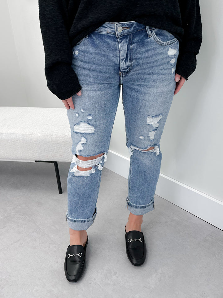 Lover Cropped Straight Legged Jeans by Lovervet