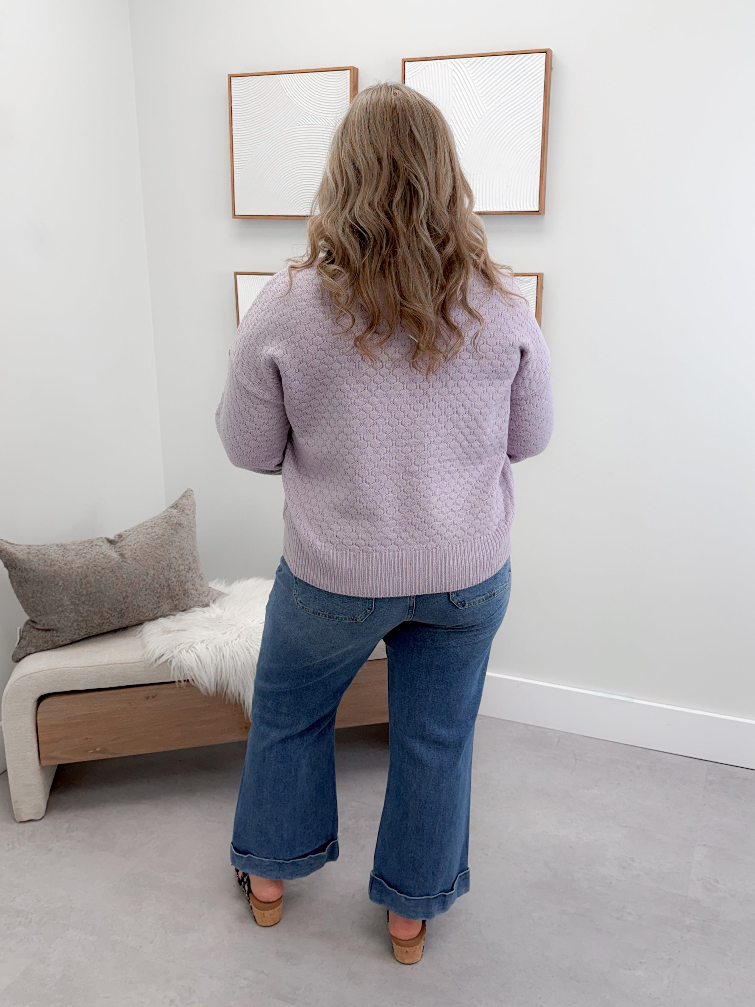 Heidi Sweater in Lavender