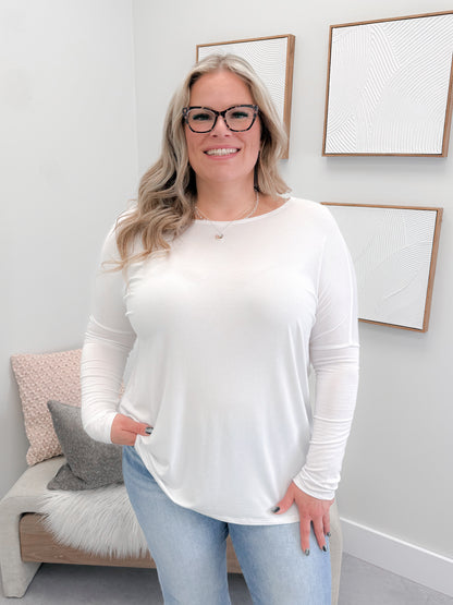 906 Long Sleeve by Twenty Nine The Label in White