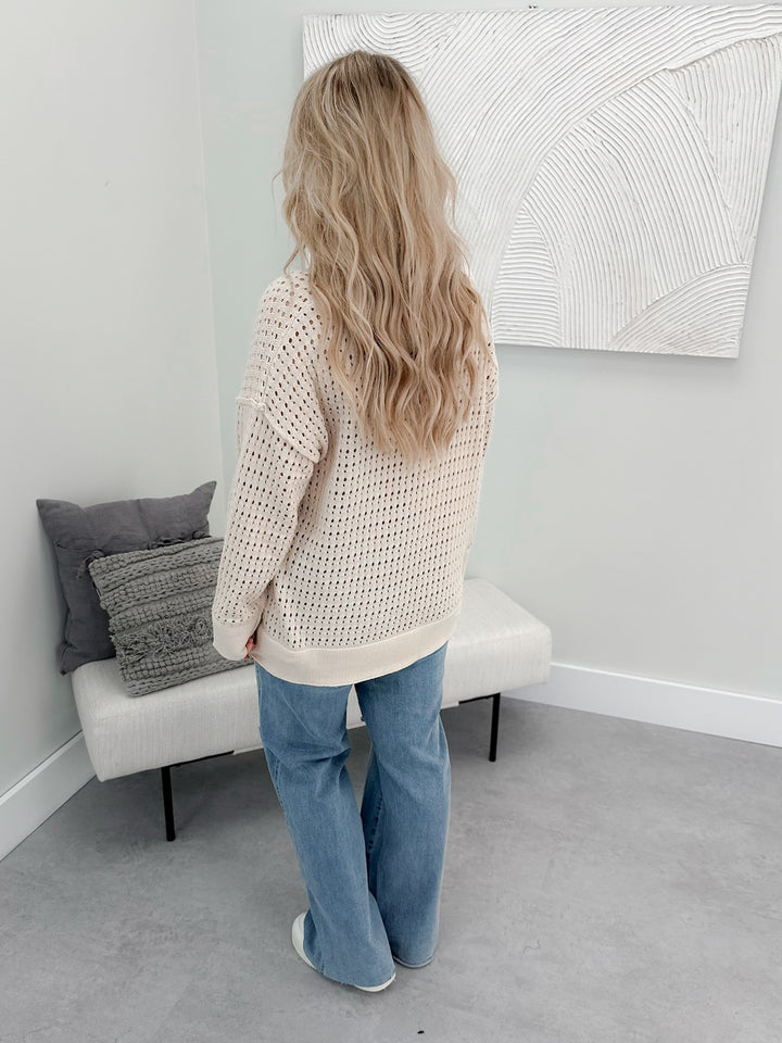 Dove Sweater in Ecru