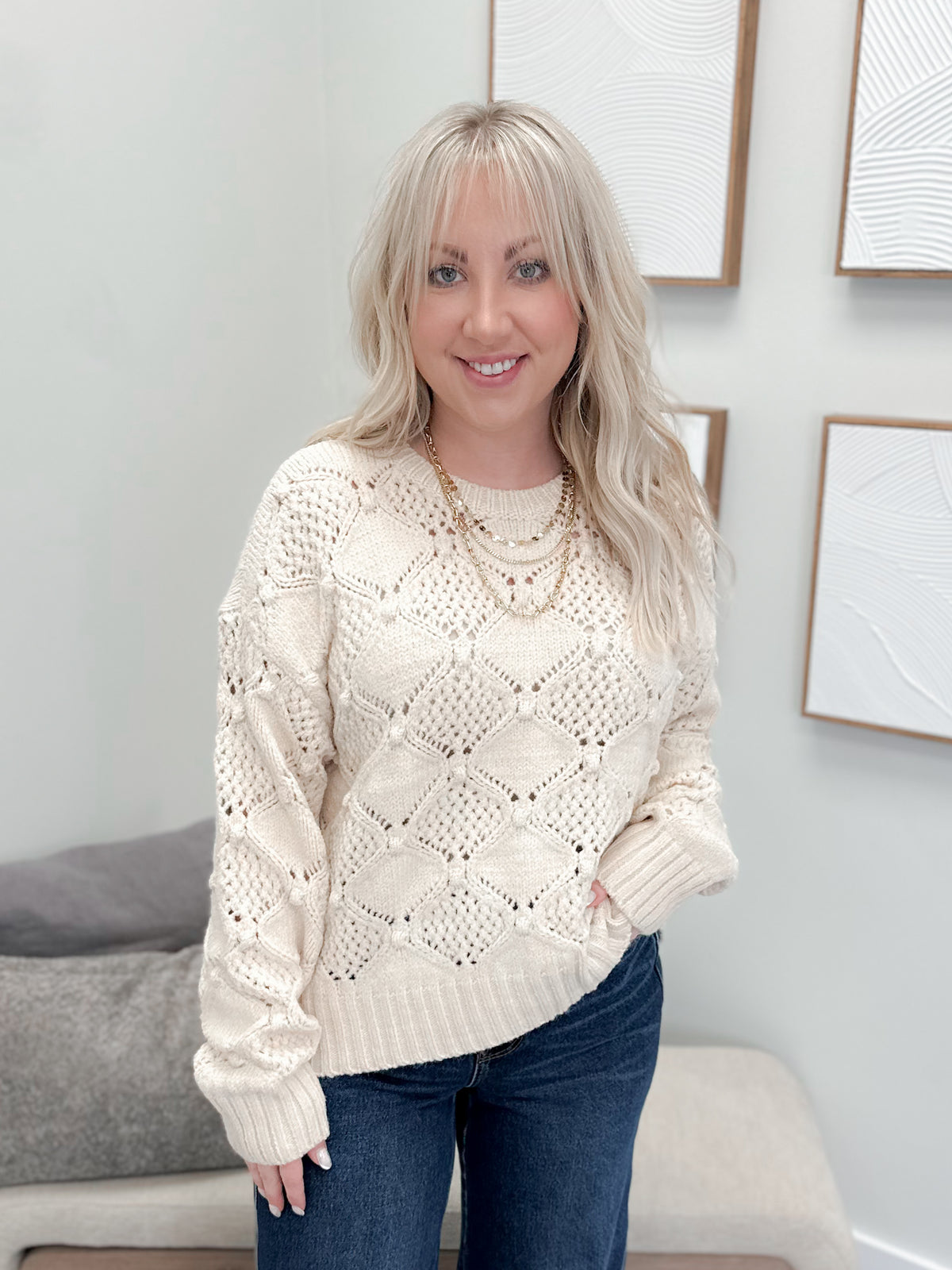 Karlie Sweater in Cream