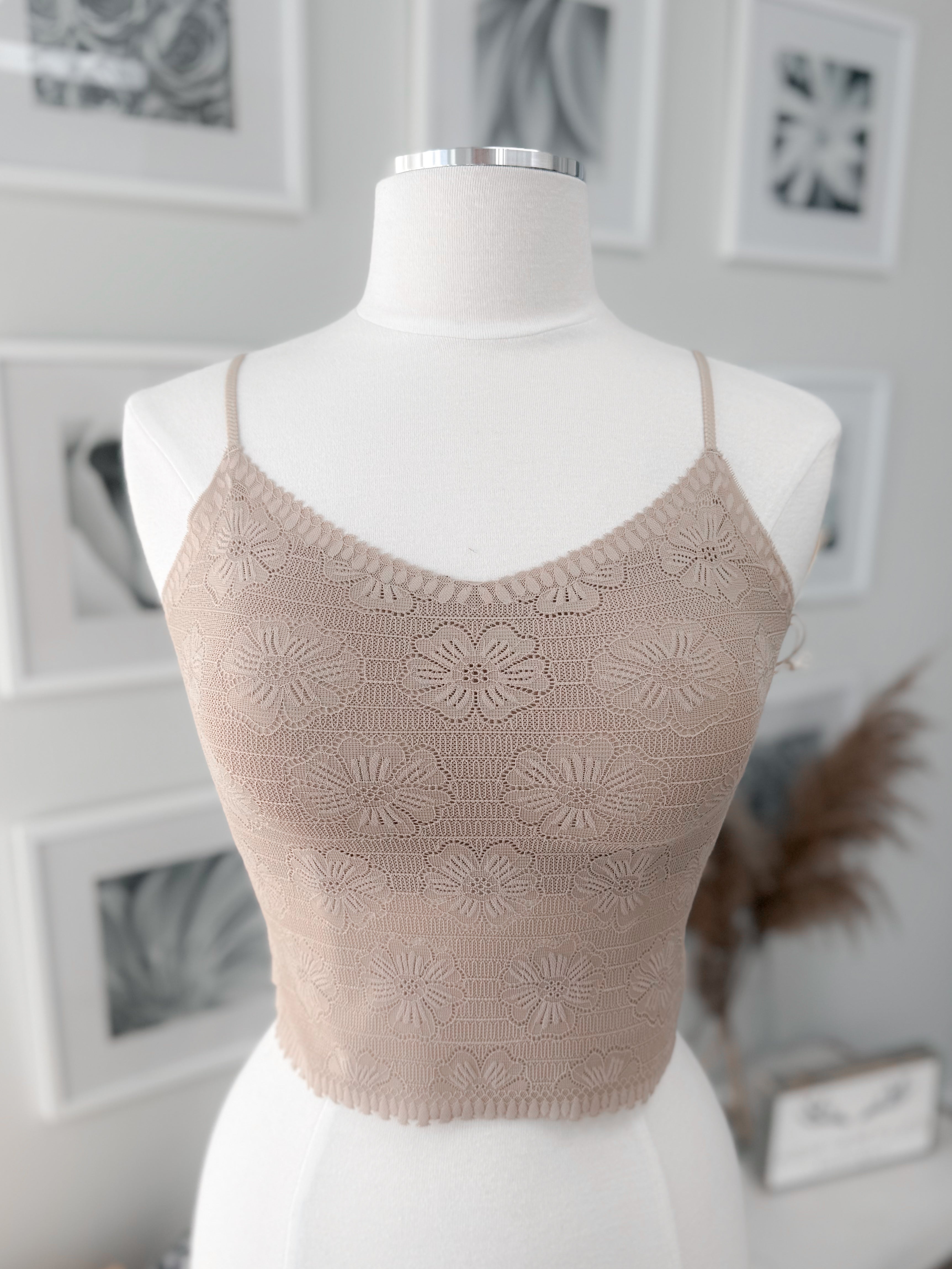 Remi Bralette in Latte