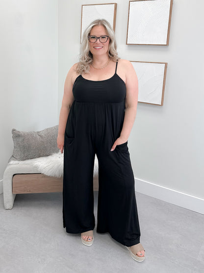 Bashful Romper in Black