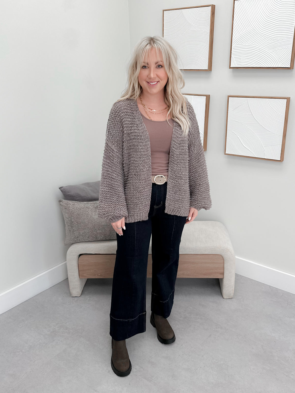 Maria Cardigan in Cocoa