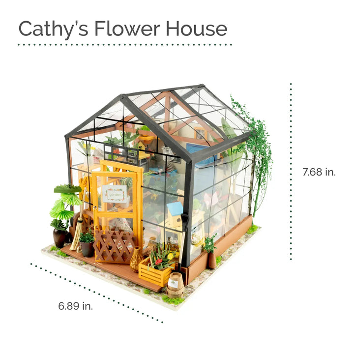 DIY Miniature Cathy's Flower House