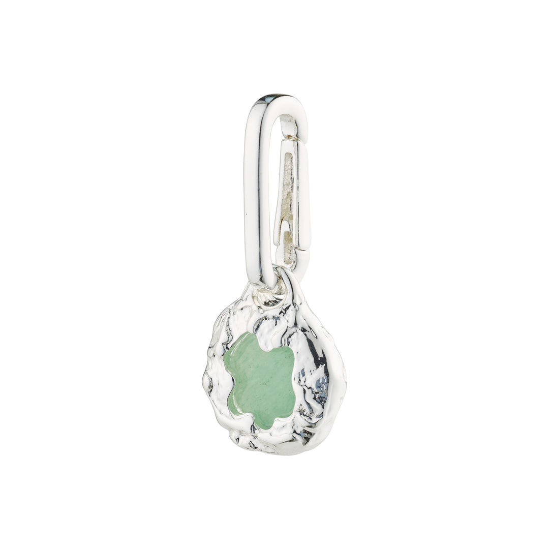 Charm Natural pendant in Green by Pilgrim
