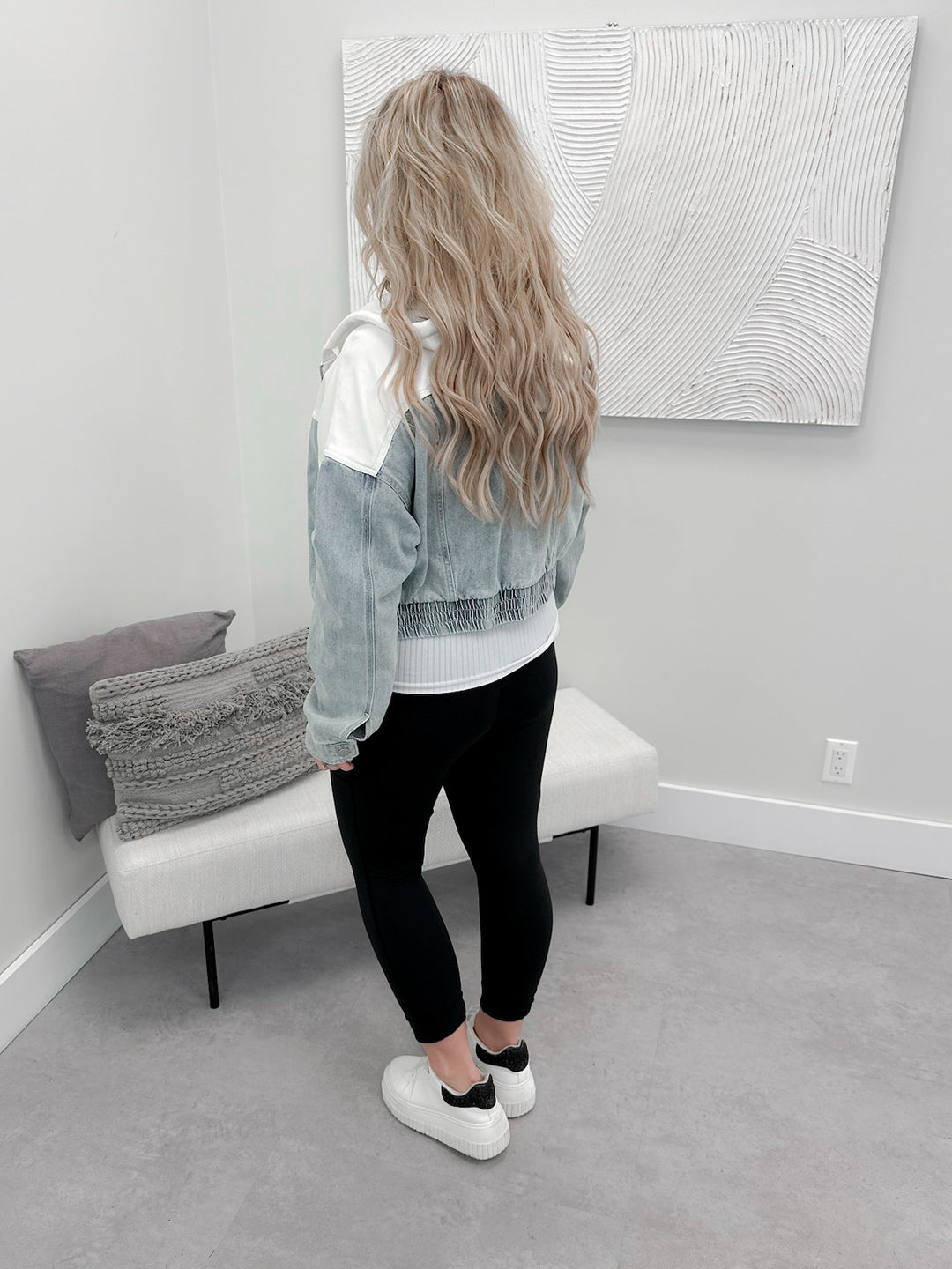 Sidney Bomber Jacket in Denim