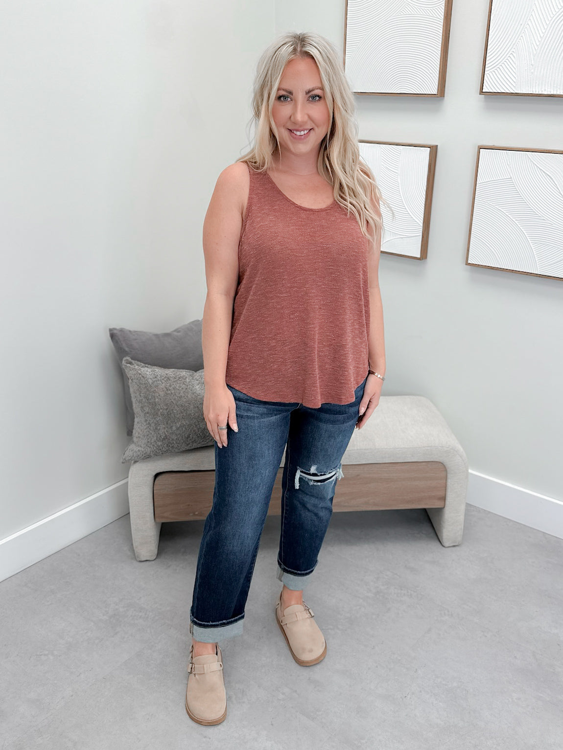 Kelly Tank in Copper
