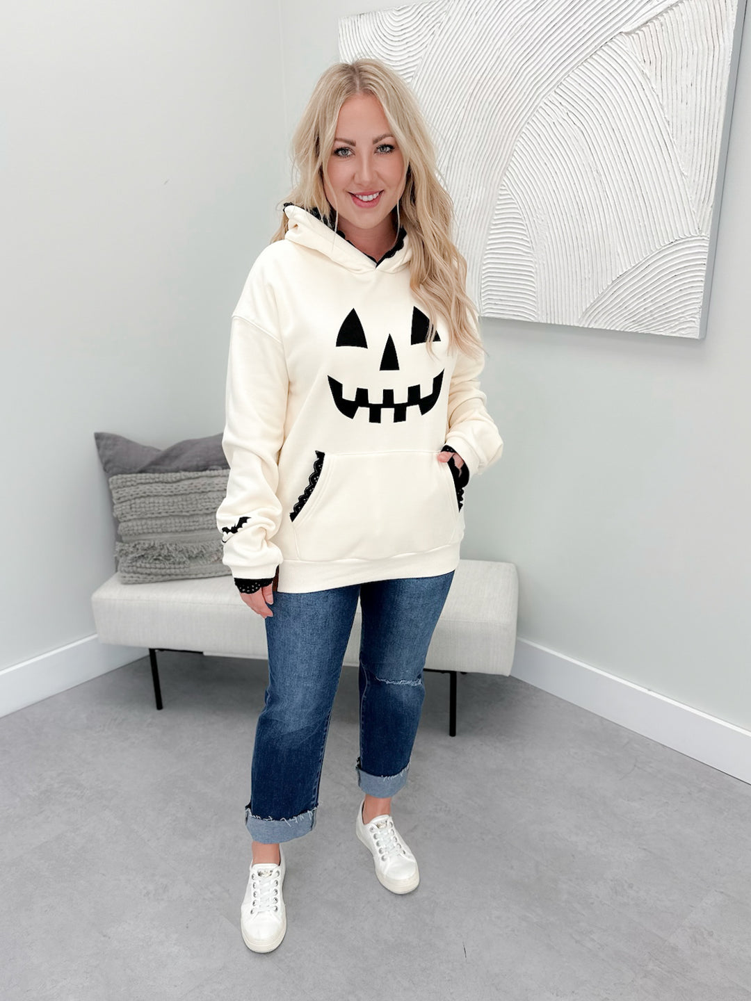 Hey Pumpkin Comfort Zone Hoodie by Ampersand Ave