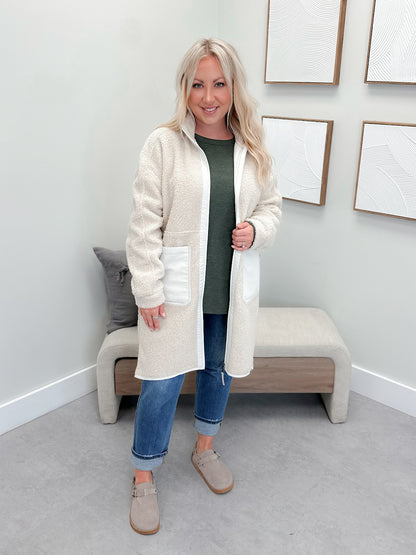 Canmore Long Jacket in Birch