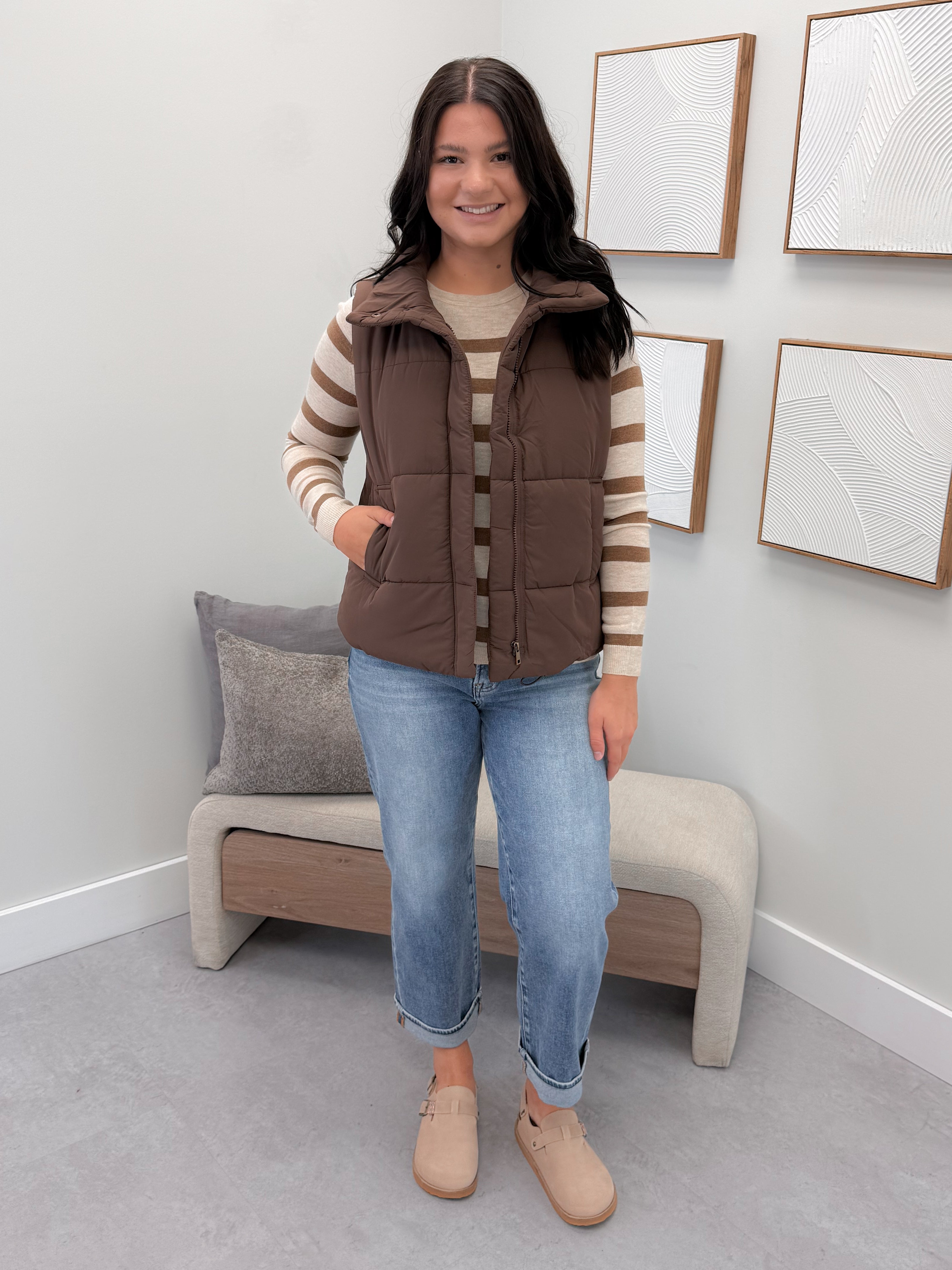 Wanderer Vest in Brown