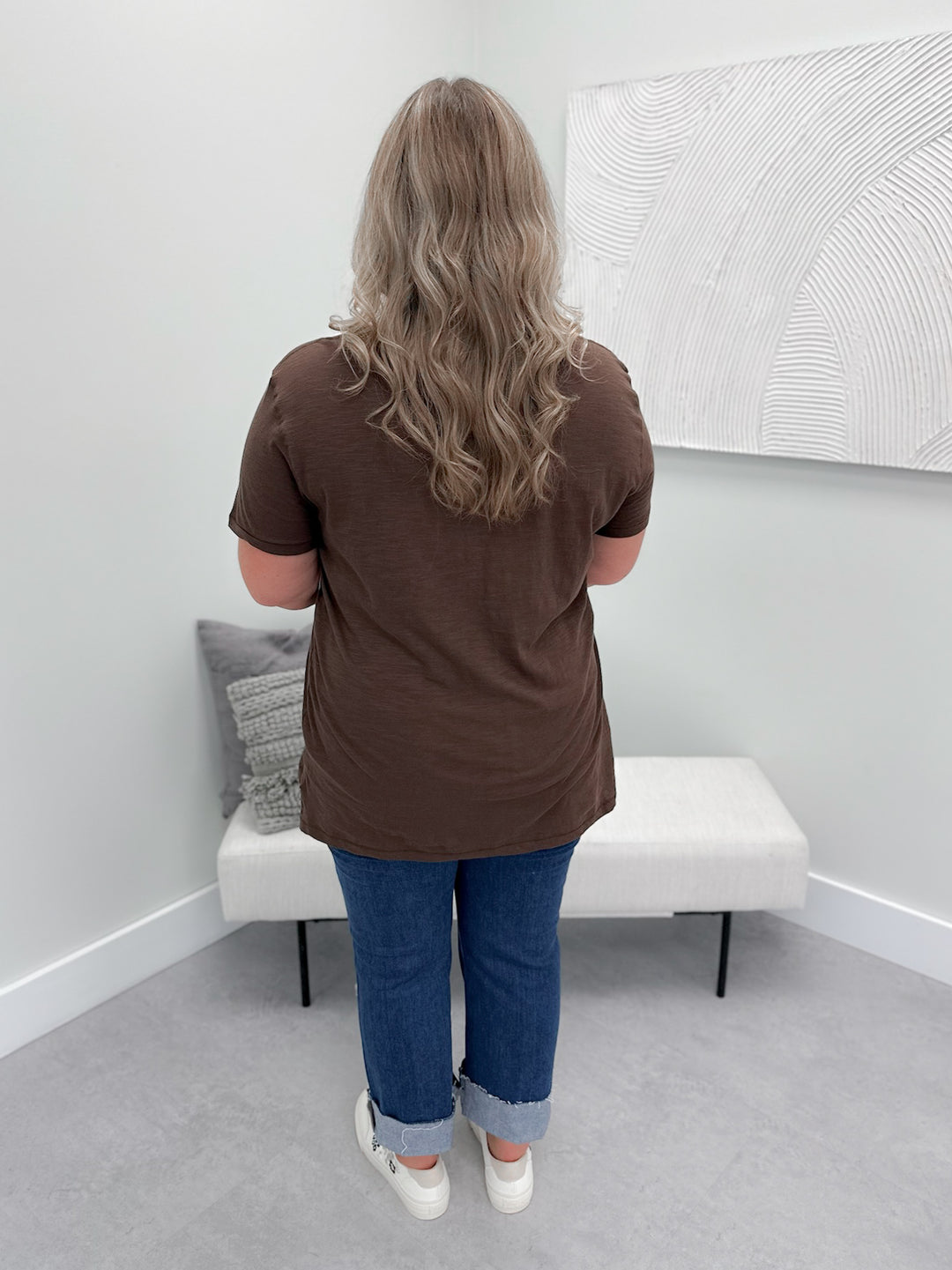 209 Tee in Espresso by Twenty Nine The Label