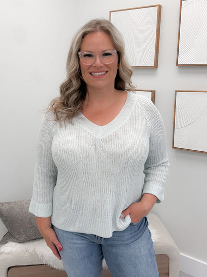 Zuma Sweater in Light Mint