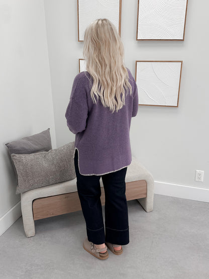 Blanche Sweater in Violet