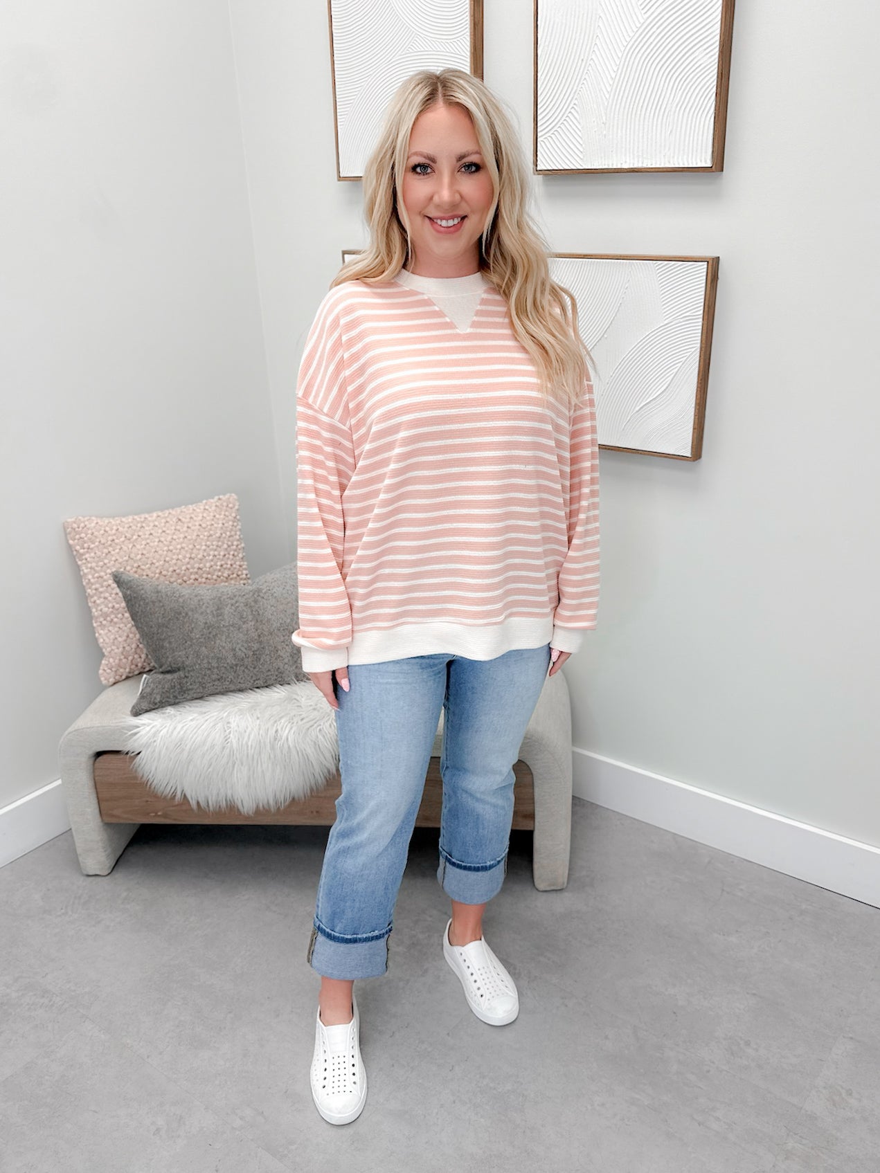 Newport Long Sleeve in Rose