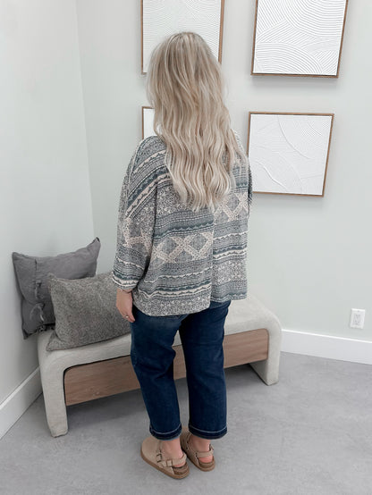 Lisha Tee in Dusty Teal