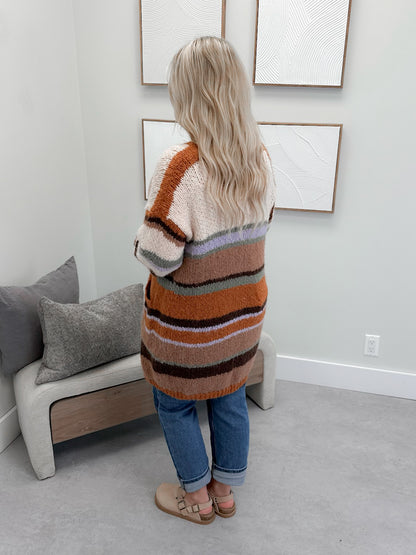 Harvest Stripe Cardigan