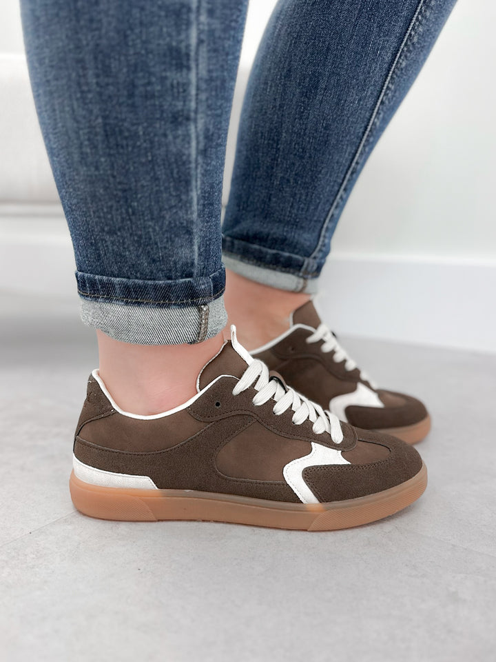 Tastic Lace Up Sneaker in Espresso by Blowfish