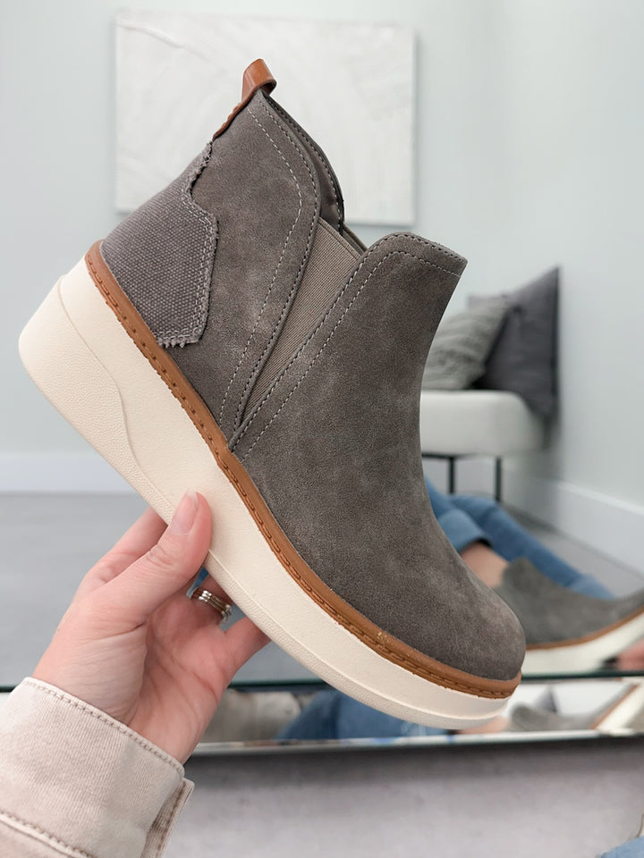 Charming Wedge High Top in Charcoal Shimmer by Blowfish