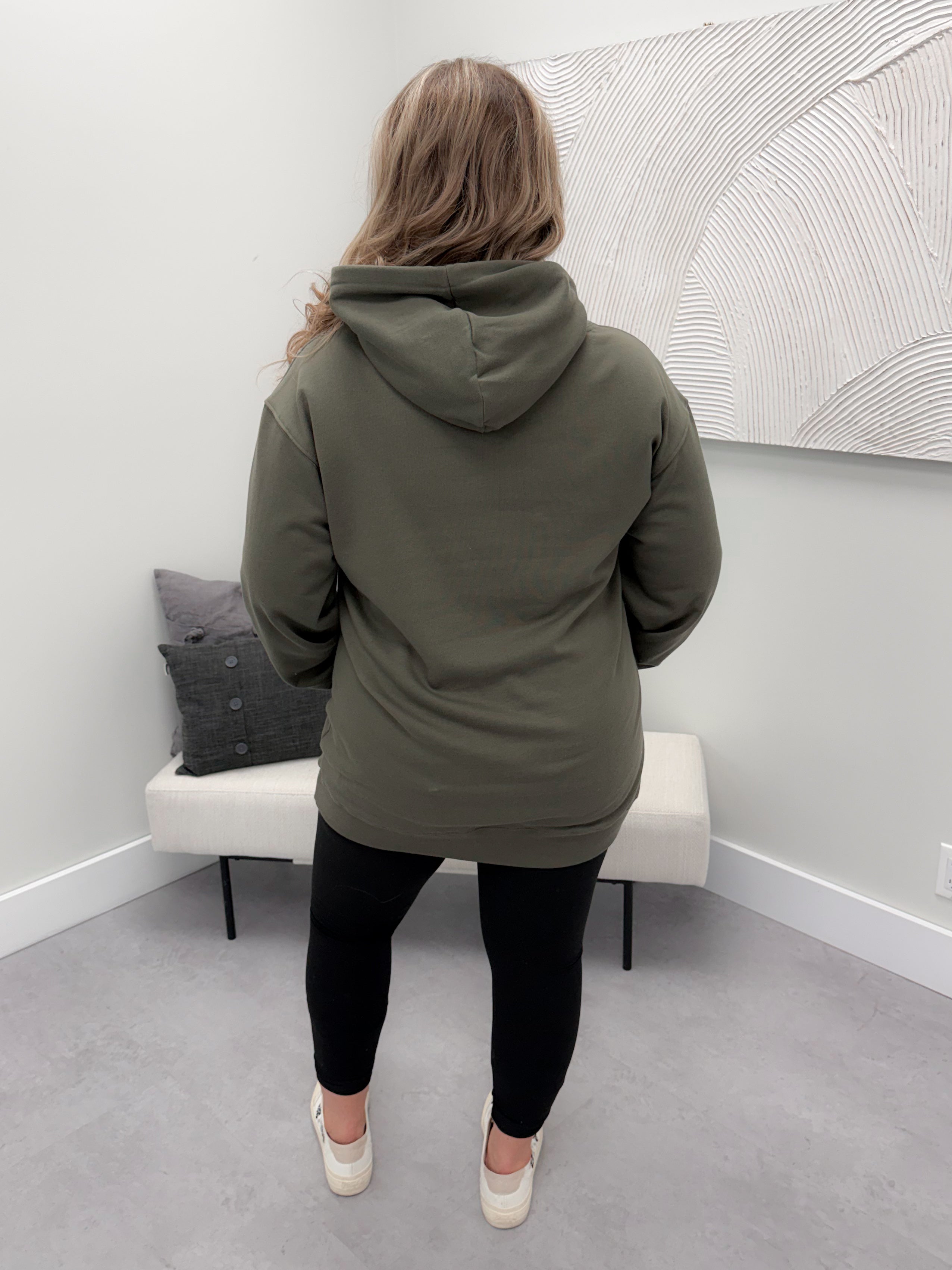 126 Hoodie in Moss by Twenty Nine The Label