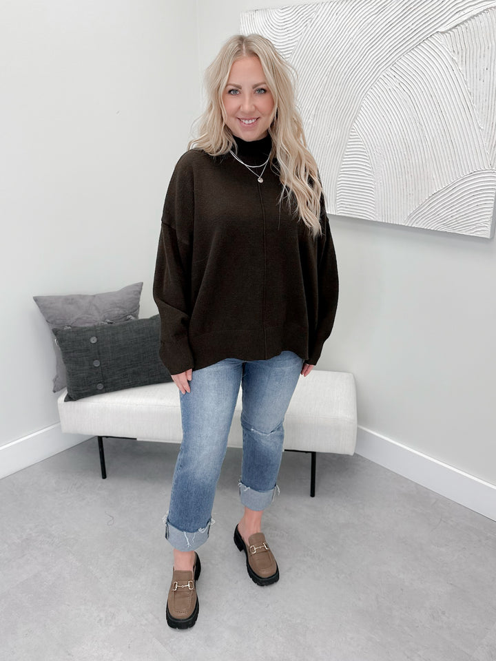 Kringle Sweater in Brown