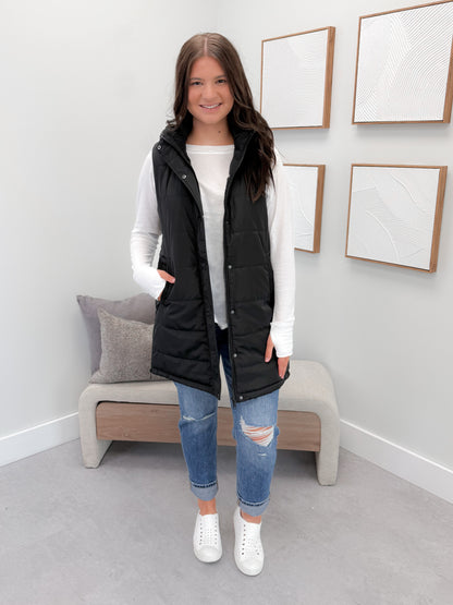 609 Vest in Black by Twenty Nine The Label