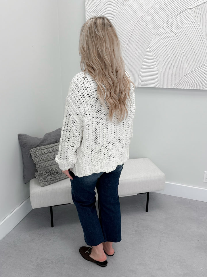 Ellie Cardigan in Cream