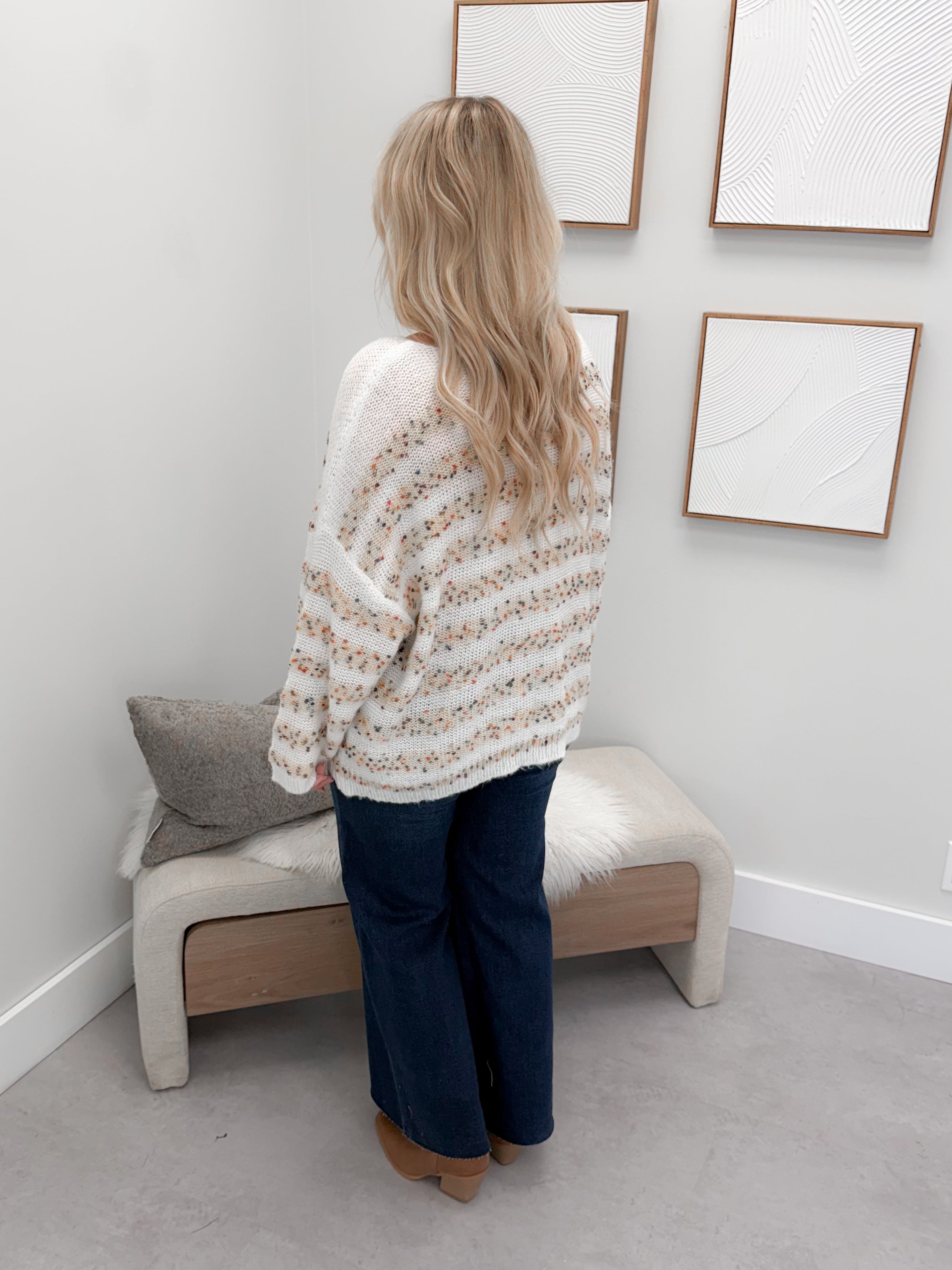 Specks Sweater in Ivory