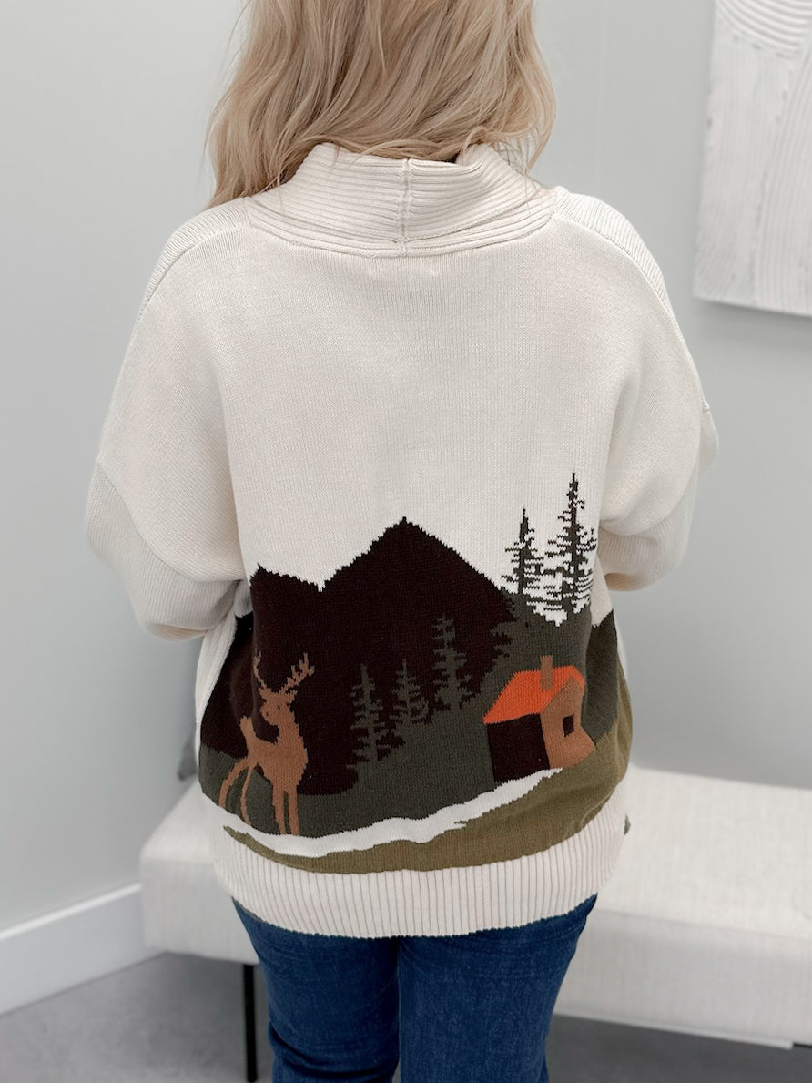 Into The Woods Cardigan in Oat