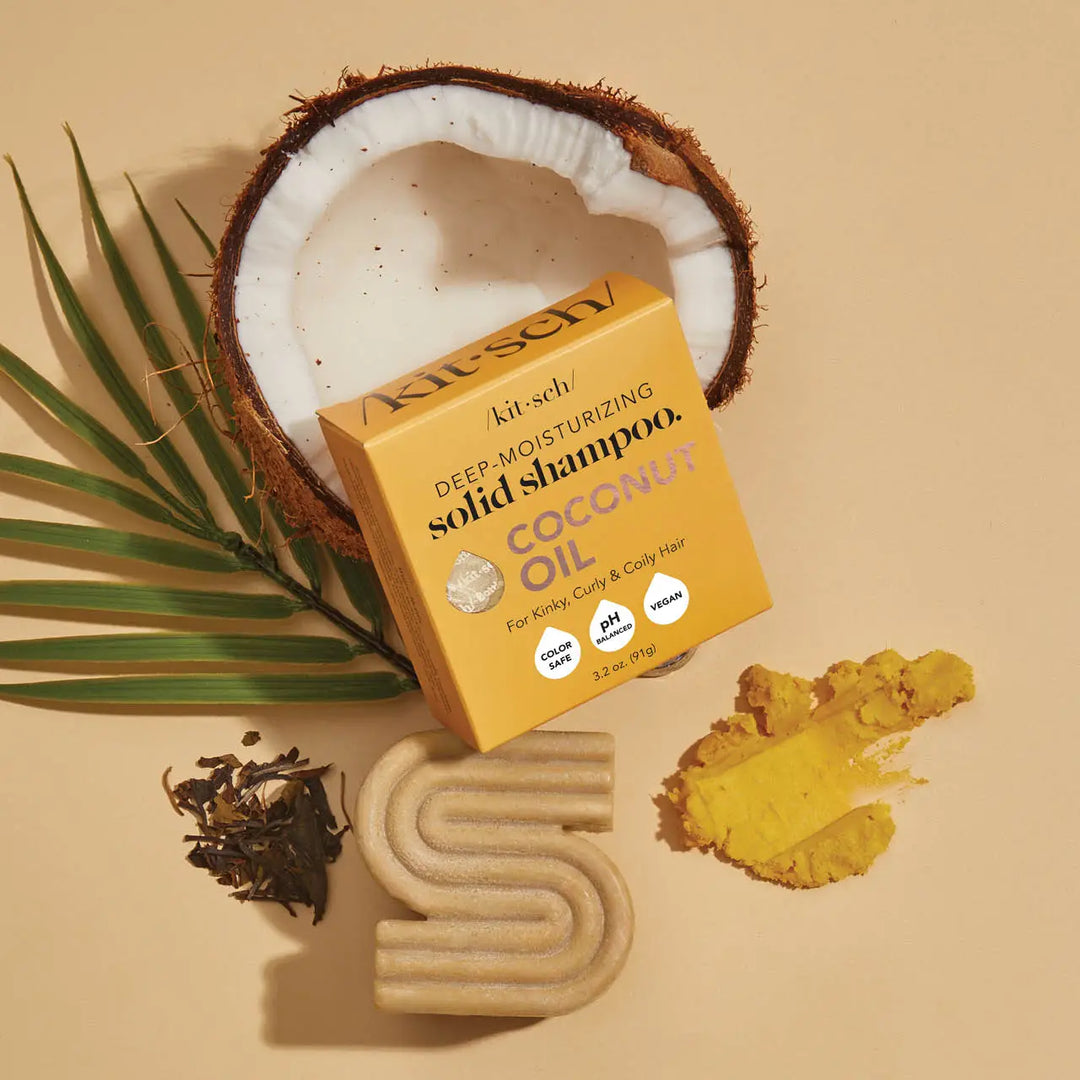 Coconut Oil Deep-Moisturizing Solid Shampoo Bar by Kitsch