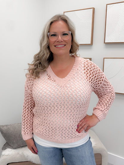 Alcott Sweater in Blush