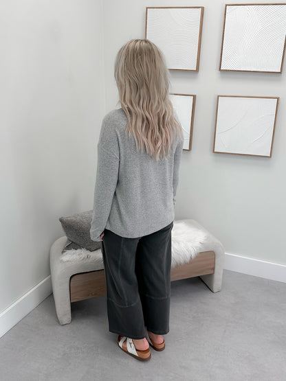 Clarity Long Sleeve in Charcoal