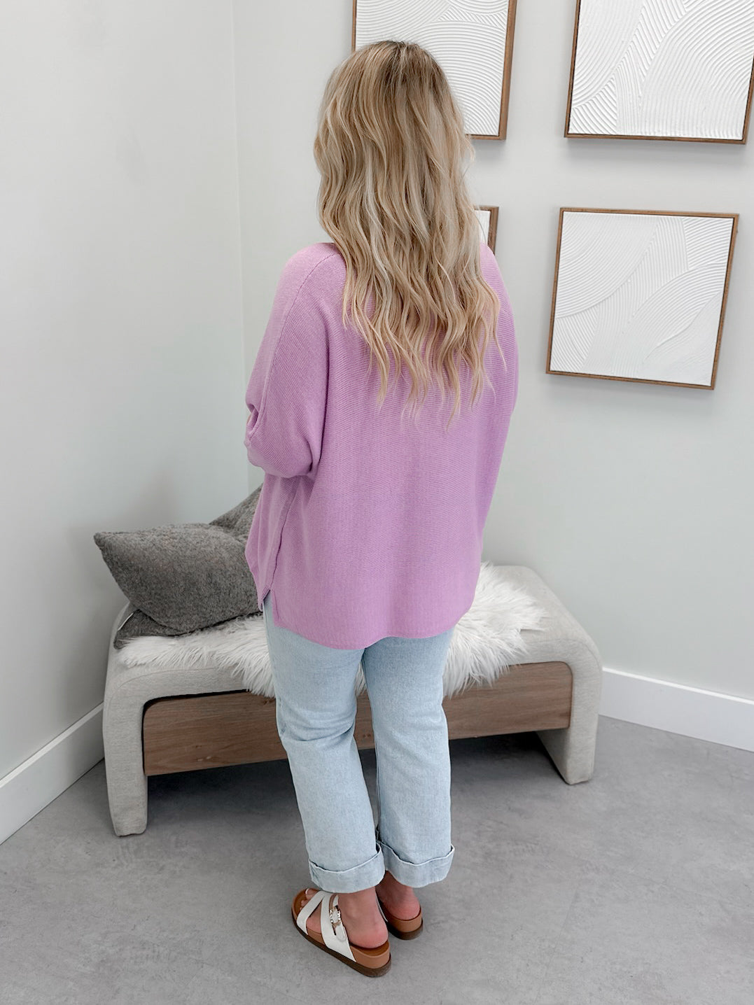 Gabby Sweater in Lavender