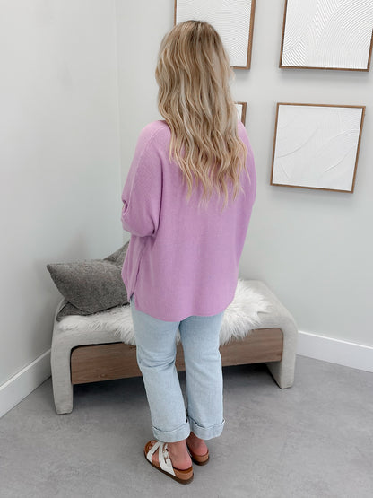 Gabby Sweater in Lavender