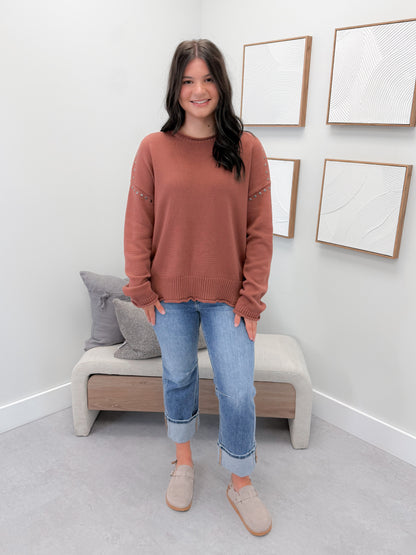 Trinity Sweater in Burlwood