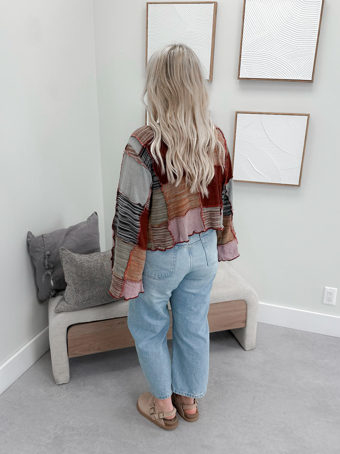Yael Cardigan in Patchwork by Pol