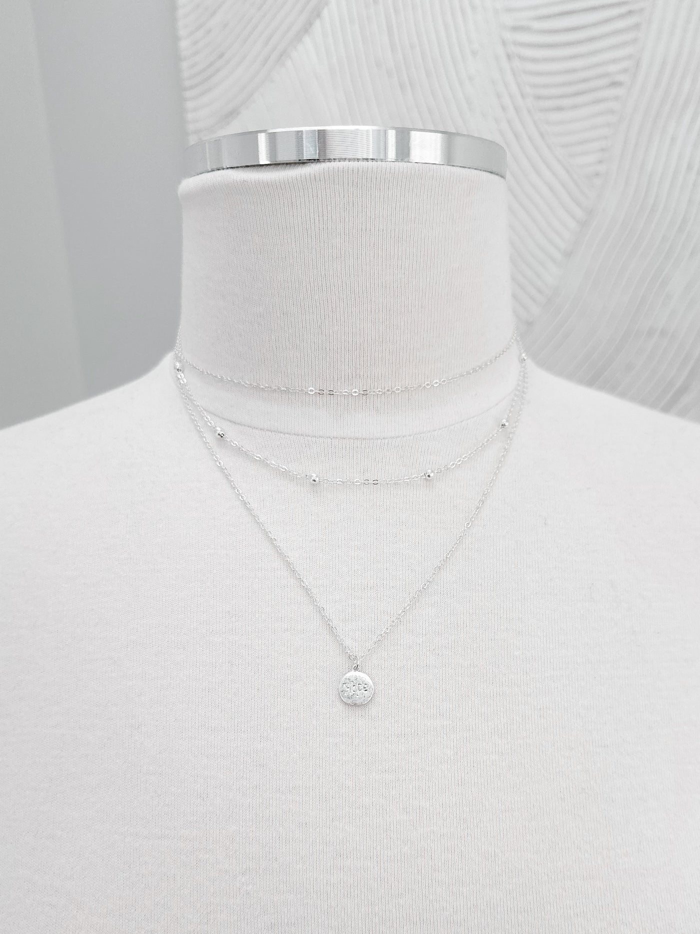Layla Layer Necklace in Silver