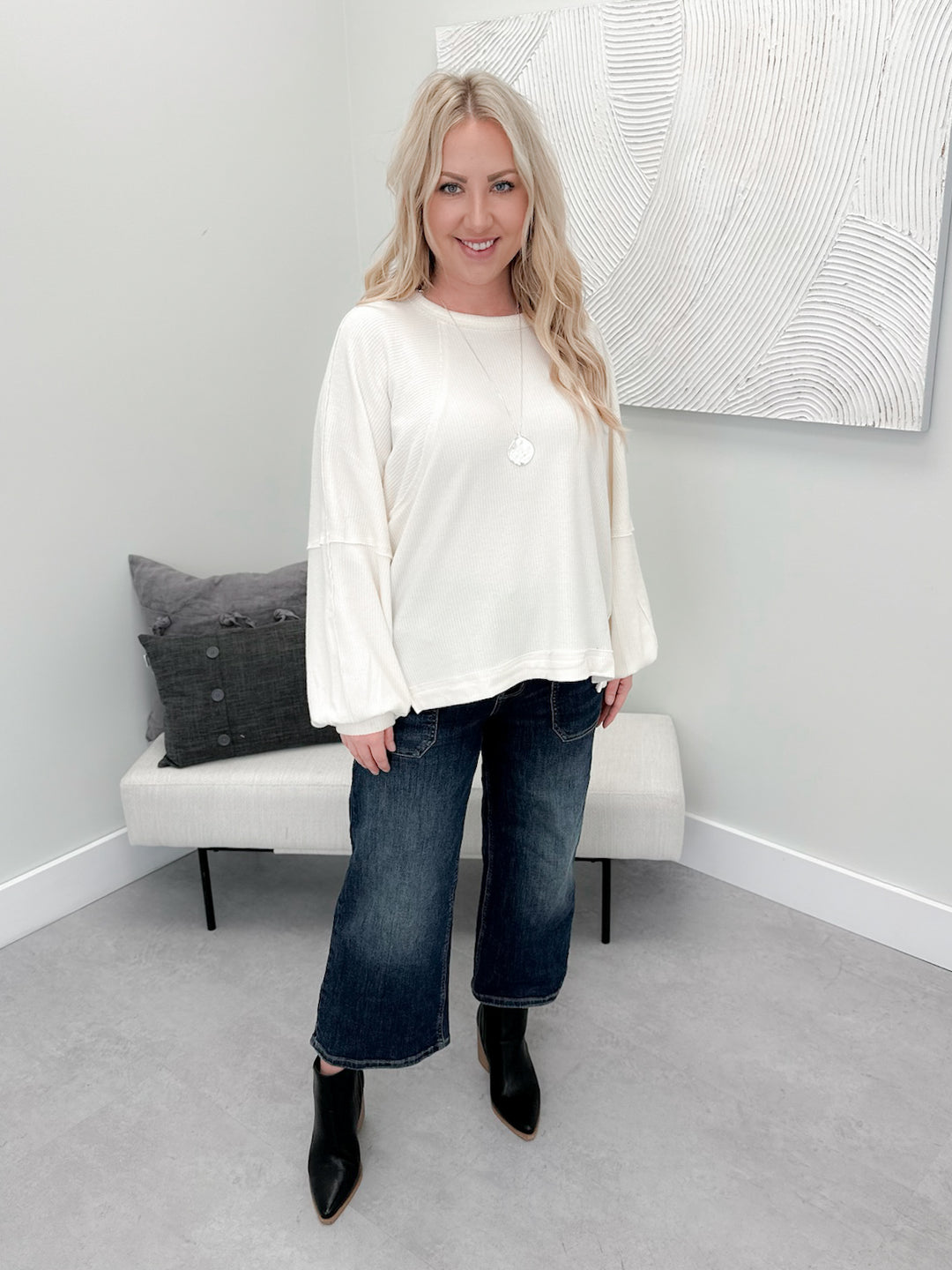 Haven Long Sleeve in Cream