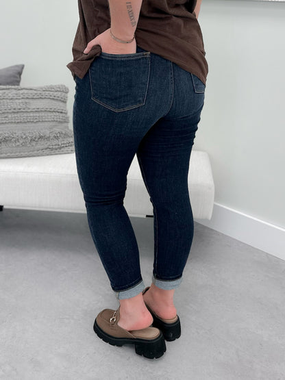 Tryst Jeans in Dark Wash Skinny by Judy Blue