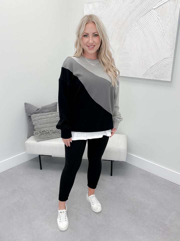Toni Pullover in Black Combo