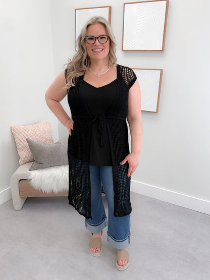 Stevie Cardigan in Black
