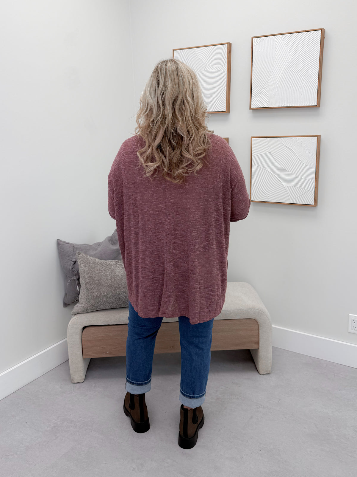 Ethel Long Sleeve in Mauve