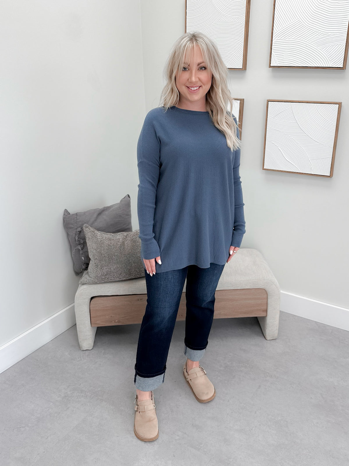 404 Sweater in Dark Waters by Twenty Nine the Label