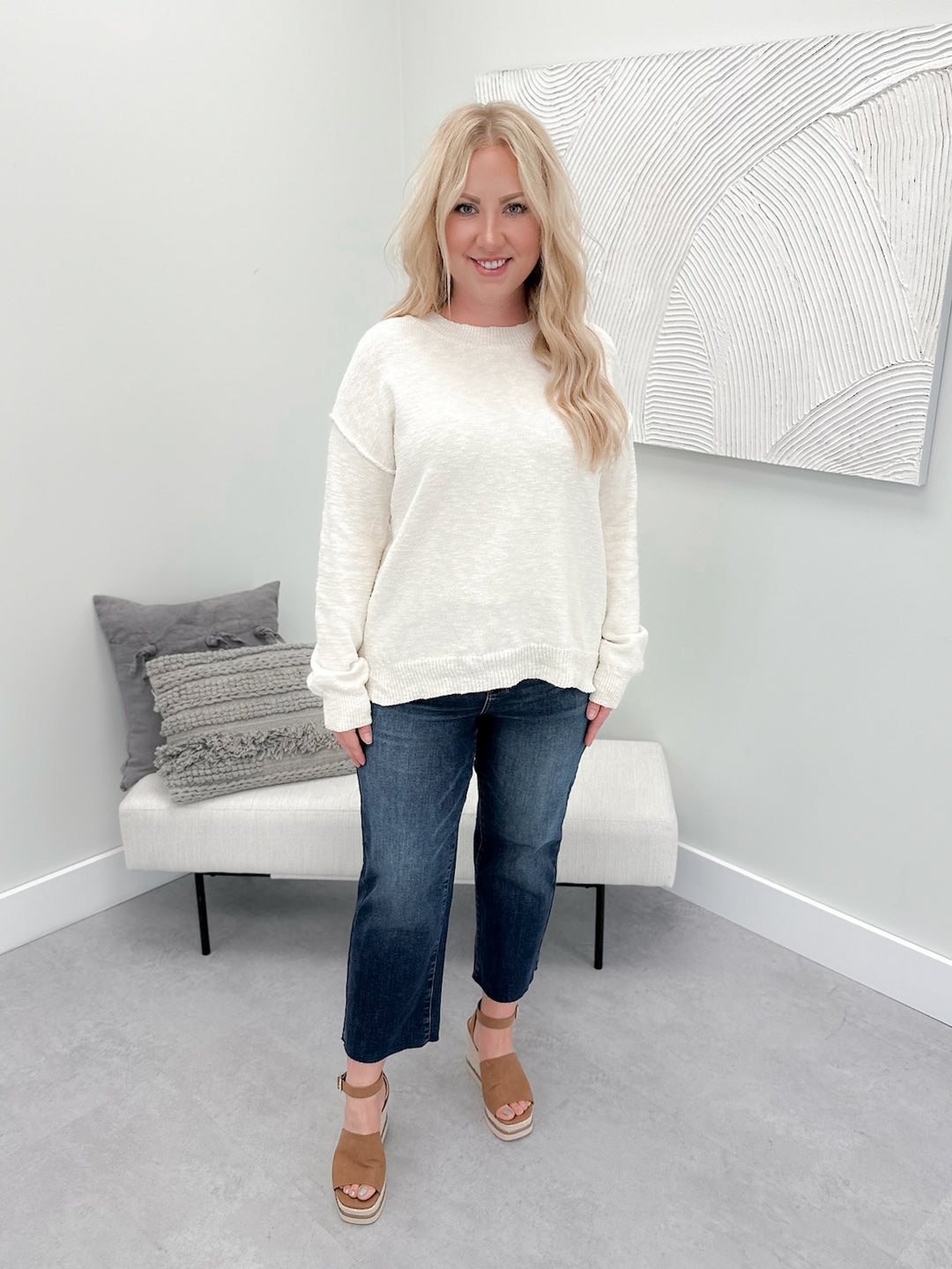 Taniel Sweater in Cream