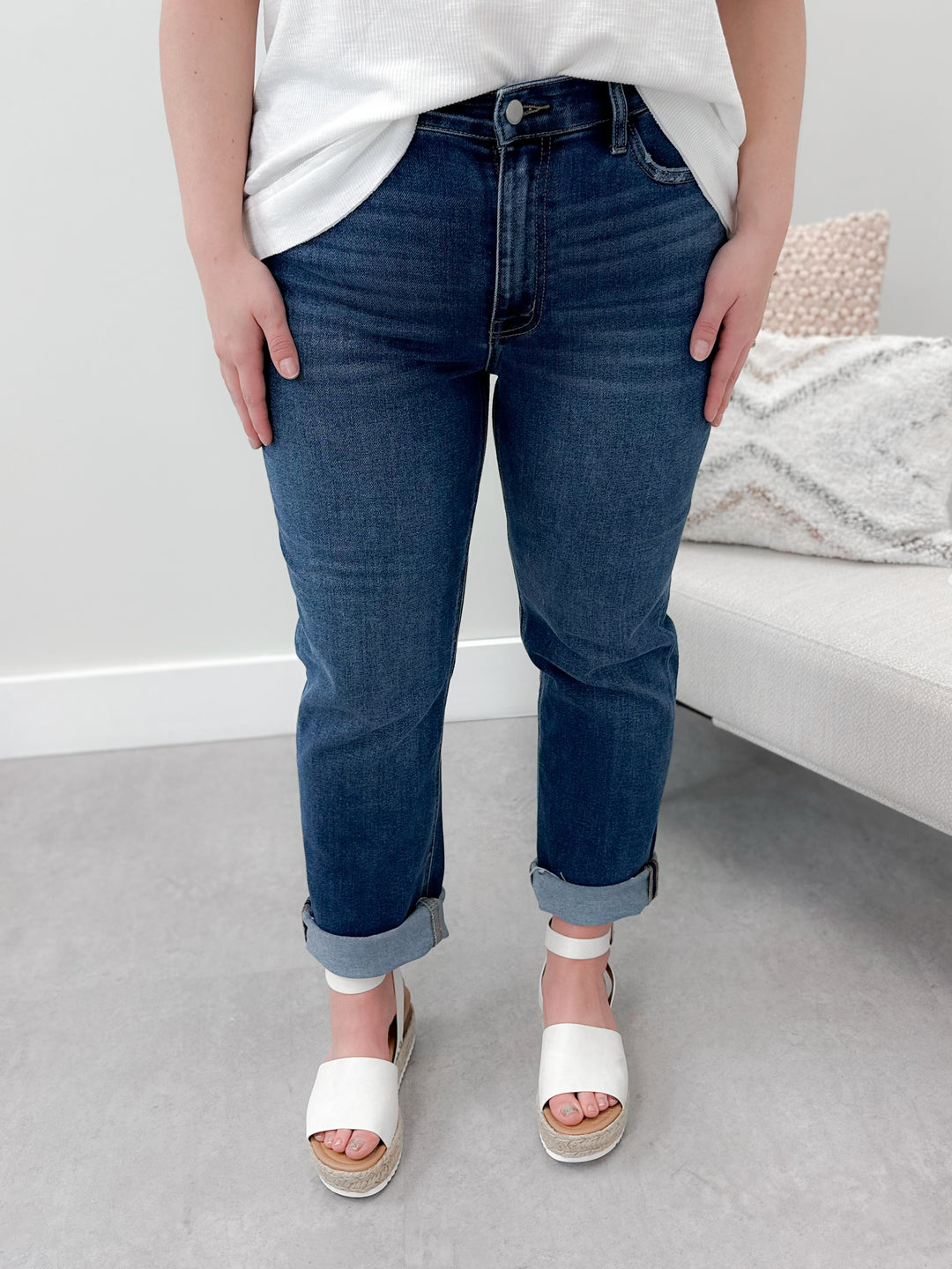 Reine High Rise Jeans by Flying Monkey