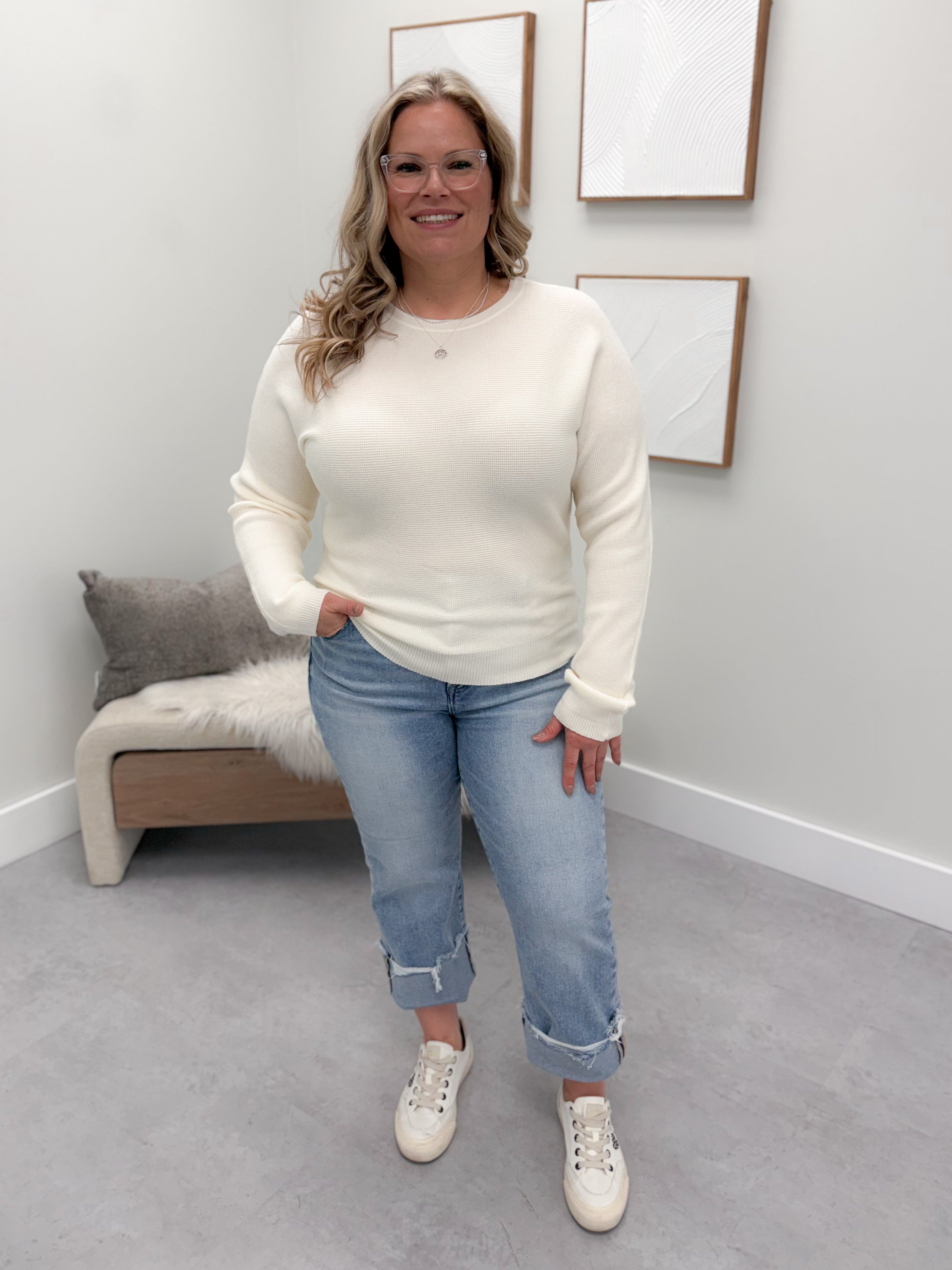 June Waffle In French Vanilla