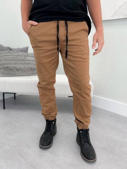 Mens Apollo Joggers in Camel